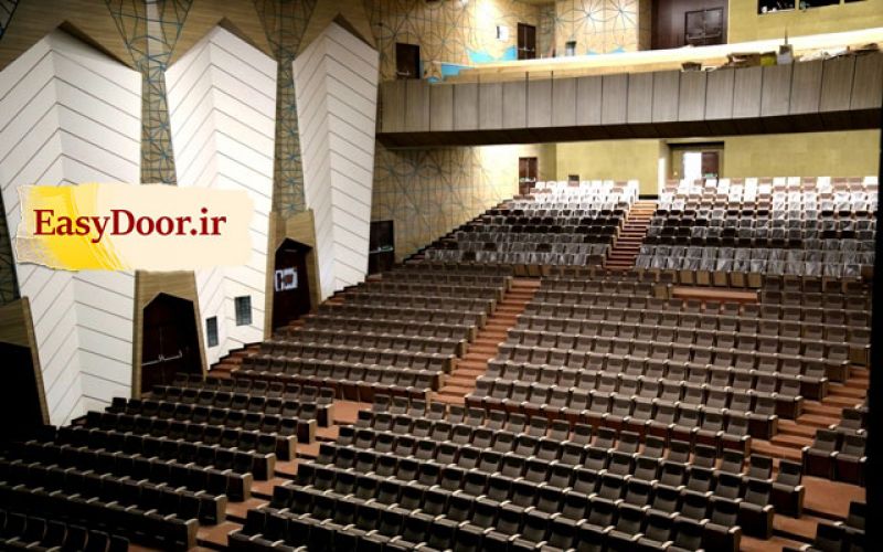 آسان درب ـ پروژه مرکز همایش&zwnj;های بین&zwnj;المللی تبریز ـ  ساخت و نصب درب سالن همایش خاوران تبریز